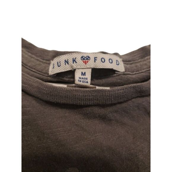 Junk Food T-Shirt Women's Size Medium Cropped Pink Floyd Retro Rock Made In USA - Picture 3 of 5